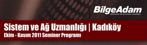 Bilge Adam Kadıköy Teknik Seminerleri